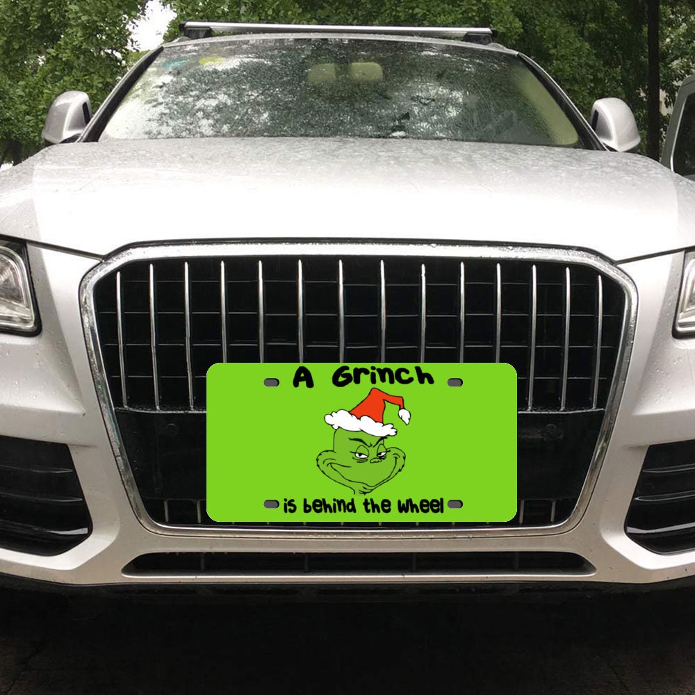 Grinch License Plate Etsy