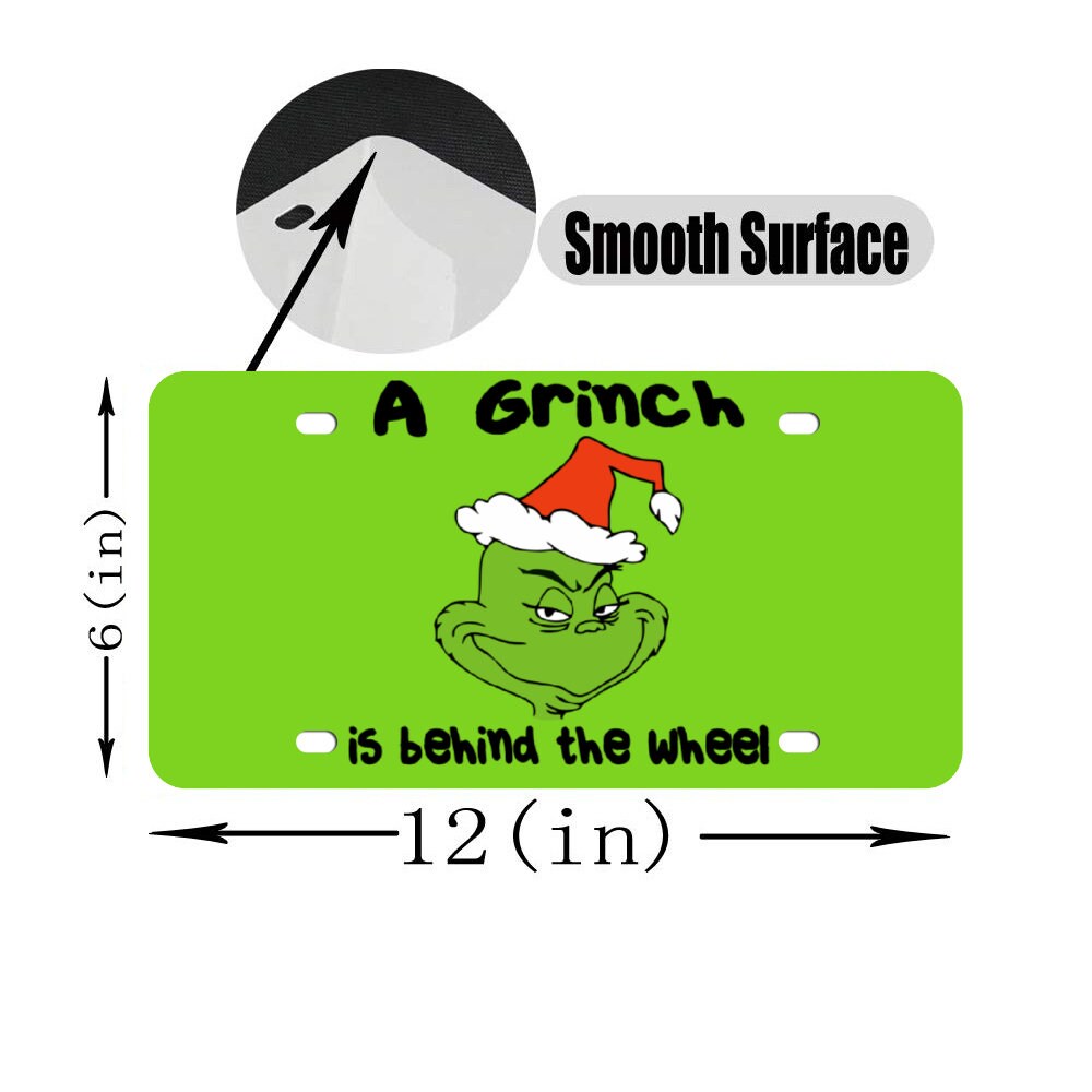 Grinch License Plate Etsy