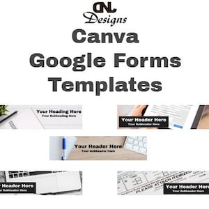 Canva Google Forms Vorlagen