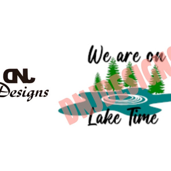 We Are On Lake Time Cut File Pack, Summer, Boating, Swimming, BBQ, Pick-Nick