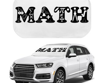 Math Car Sunshade Umbrella