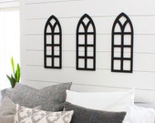 wooden arch, arched frame, farmhouse window, wooden frame, farmhouse decor, church window, shabby chic window, arch, farmhouse window pane