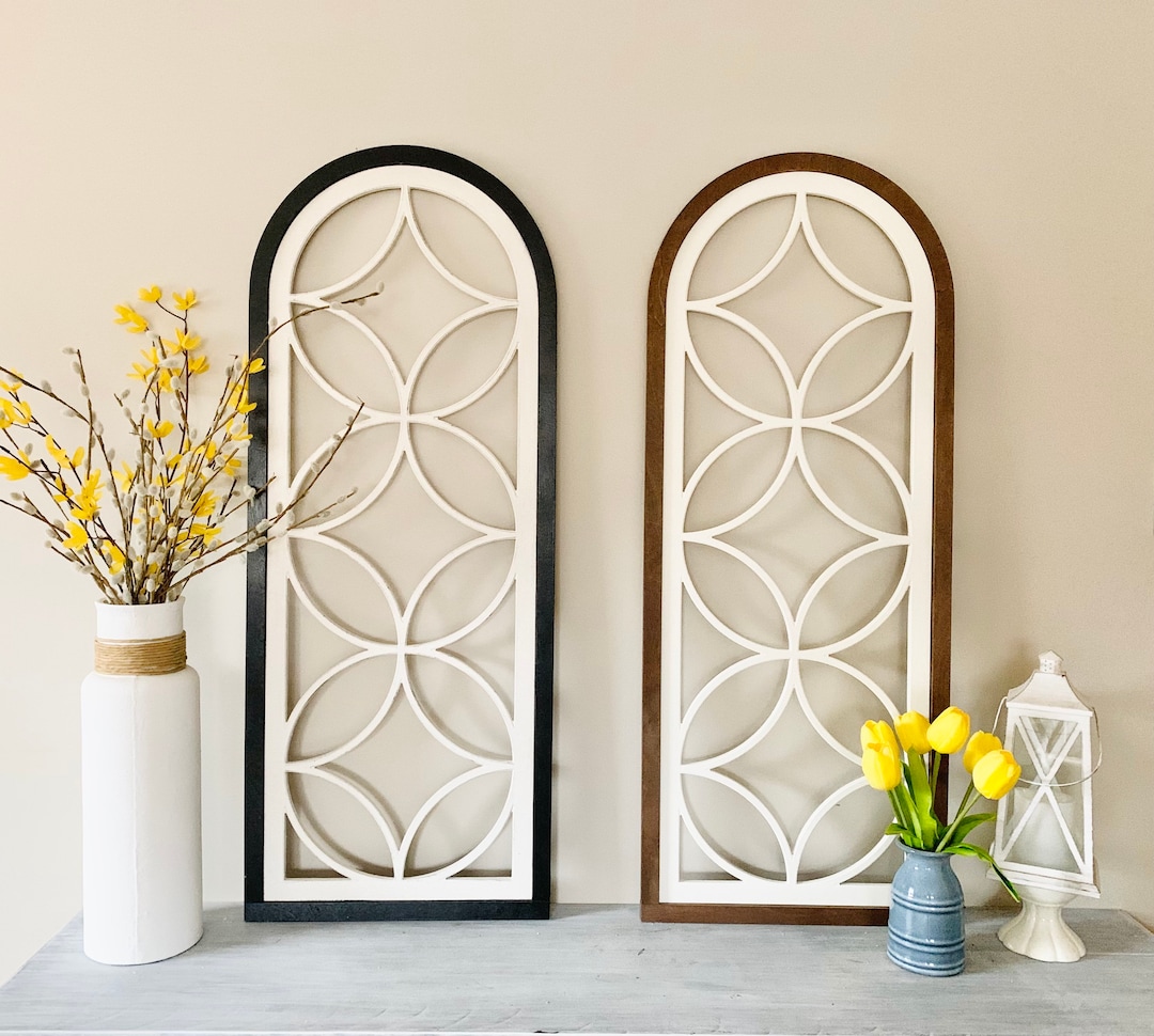 Custom Farmhouse Window Wall Decor: Rustic Modern Style - Etsy