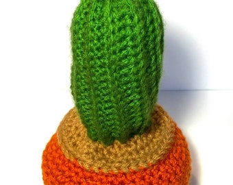 Crochet Cactus; Single Cactus; Crochet Plant; Crochet; Plant; Cactus; Desert Amigurumi; Crochet Decoration