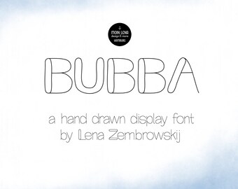 BUBBA Font