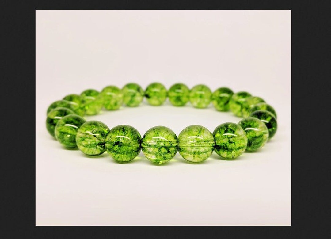 Peridot Bracelet, Wealth Bracelet, Prosperity Bracelet, Abundance