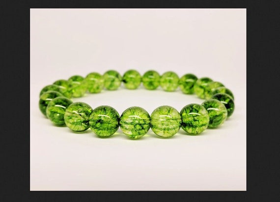 Peridot Bracelet, Wealth Bracelet, Prosperity Bracelet, Abundance Bracelet, Green Olivine Bracelet, Unisex Bracelet