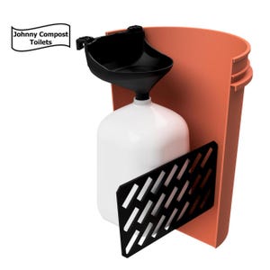 For Milk Jug: Milk Jug Bucket-Contained Diverter Model, works with 5 gallon buckets and 1 gallon milk jugs