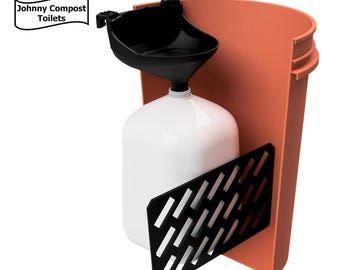 For Milk Jug: Milk Jug Bucket-Contained Diverter Model, works with 5 gallon buckets and 1 gallon milk jugs