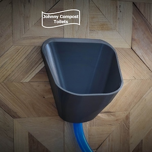 Urinal -  Proprietary Anti-Splash Design, Wall-Mounted Mini-Urinal!