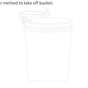 2 for 1 DIY Composting Toilet Urine Diverter, Snap-On Model Ventilation Attachment sold separately for this model image 8