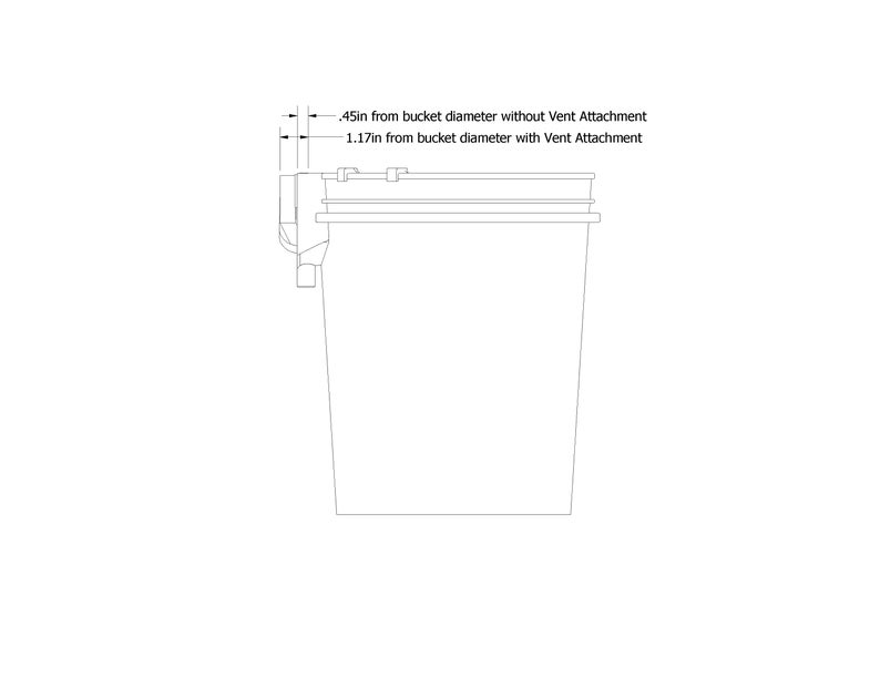 DIY Compost Toilet XL Urine Diverter and Ventilation Kit image 10