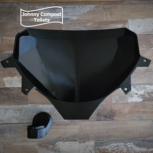 DIY XL Compost Toilet Urine Diverter and Vent Attachment, XL Diverter Model