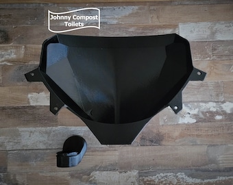 DIY XL Compost Toilet Urine Diverter and Vent Attachment, XL Diverter Model