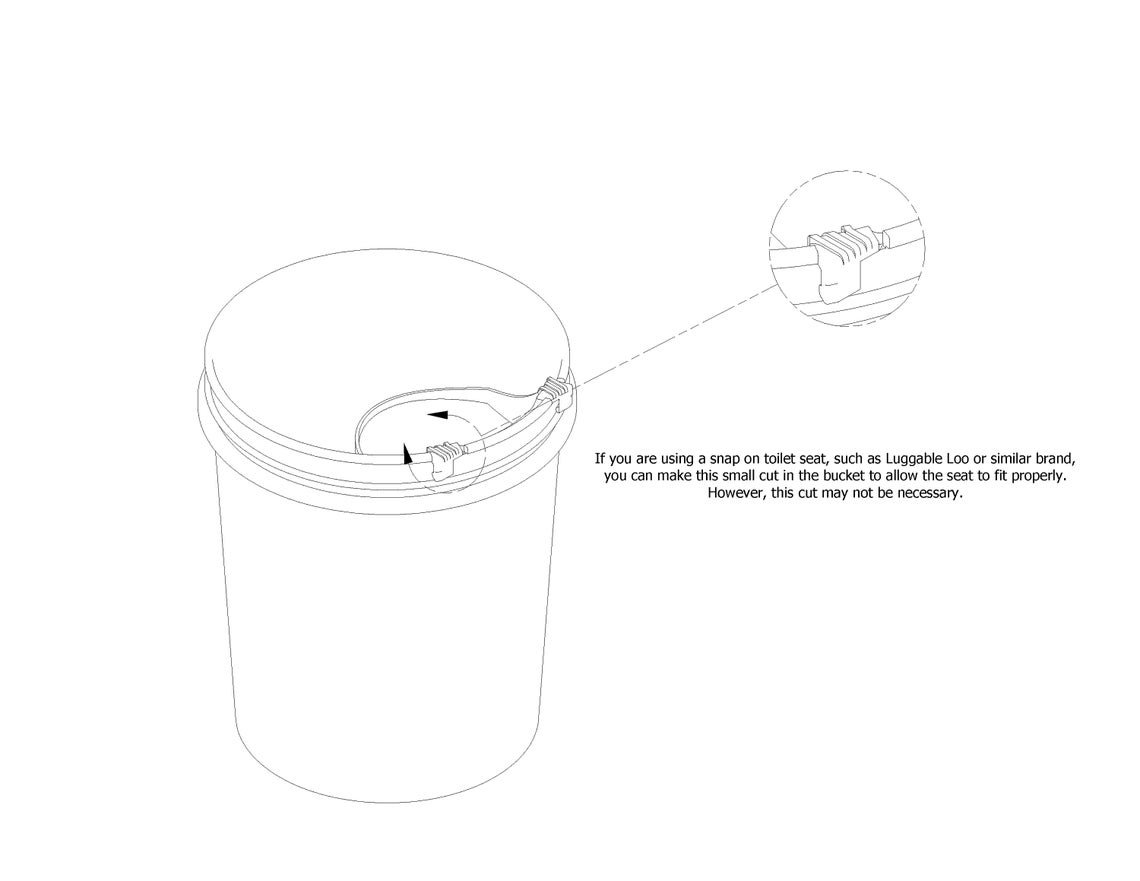 DIY Composting Toilet Urine Diverter bucketcontained Etsy