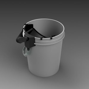 DIY Compost Toilet XL Urine Diverter and Ventilation Kit image 6