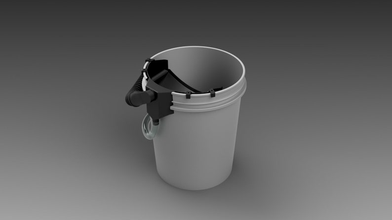 DIY Compost Toilet XL Urine Diverter and Ventilation Kit image 6