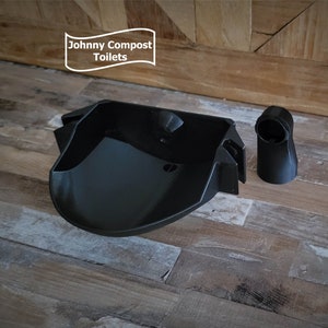 DIY Compost Toilet Urine Diverter and Vent Attachment, In-Bucket Model Version 2