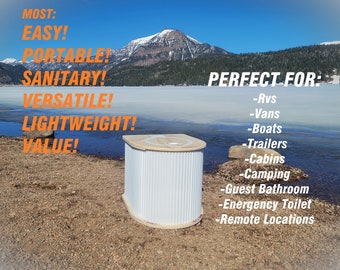 Compost Johnny Base Edition - Separating, Waterless Toilet - Powered-Venting