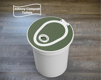 NETTYgo - Composting, Separating Toilet Kit - just add 5 gallon bucket, 13 gallon trash bag, and 1 gallon milk jug - EASY