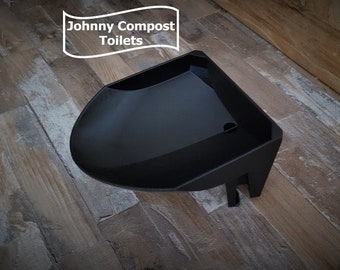 DIY Composting Toilet Urine Diverter, "Snap-On" Model (Ventilation Attachment sold separately for this model)