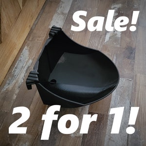 2 for 1! "Bucket-Contained Diverter" Model, works with 5 gallon buckets, Luggable Loo and other snap on seats