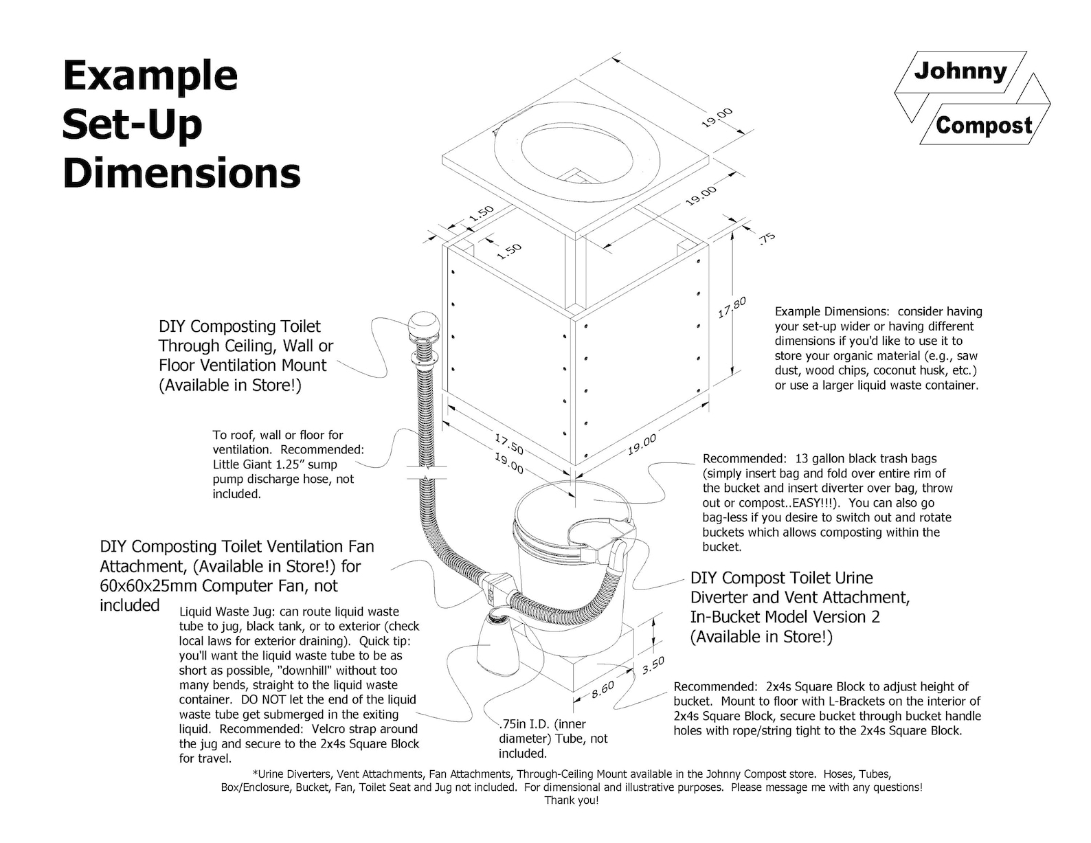 DIY Composting Toilet Urine Diverter snap-on - Etsy