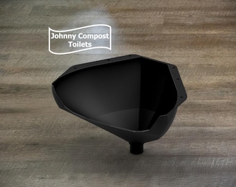 Urine Diverter - Universal Fit - DIY - Budget Friendly - Extra Deep - by Johnny Compost Toilets