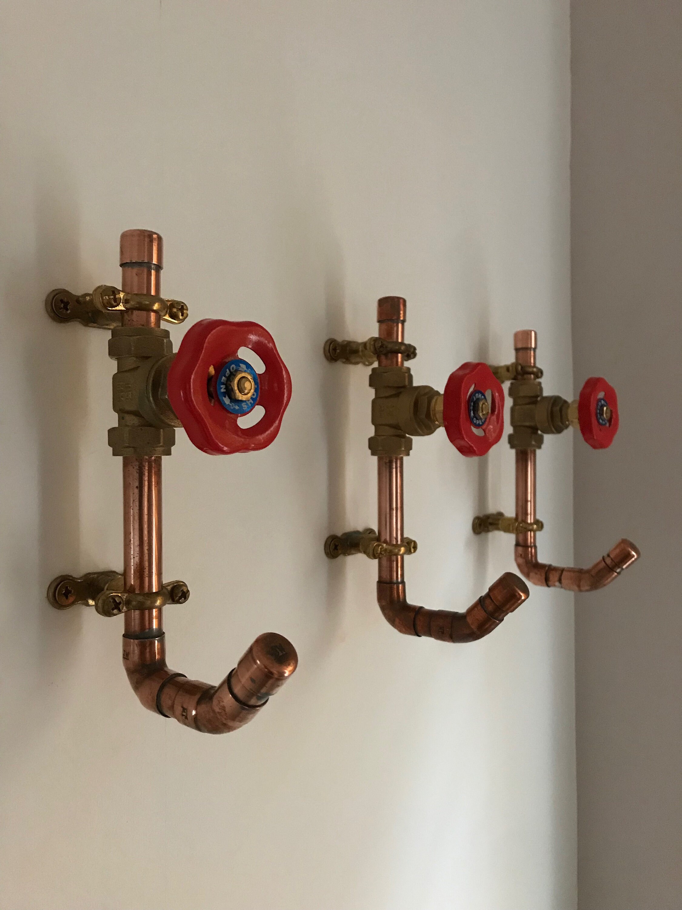 Copper Pipe Coat Hook Etsy