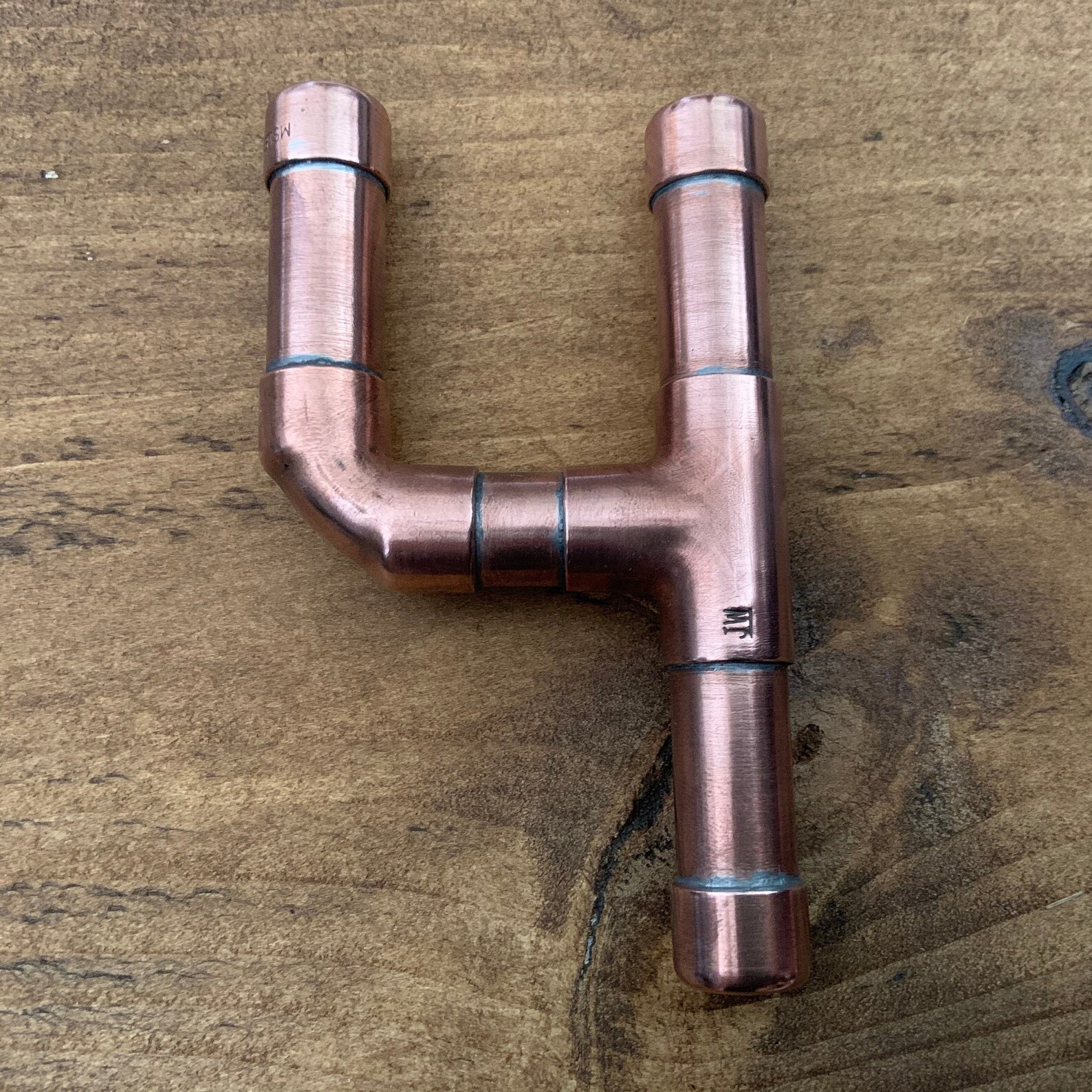 Copper Pipe Numbers Etsy