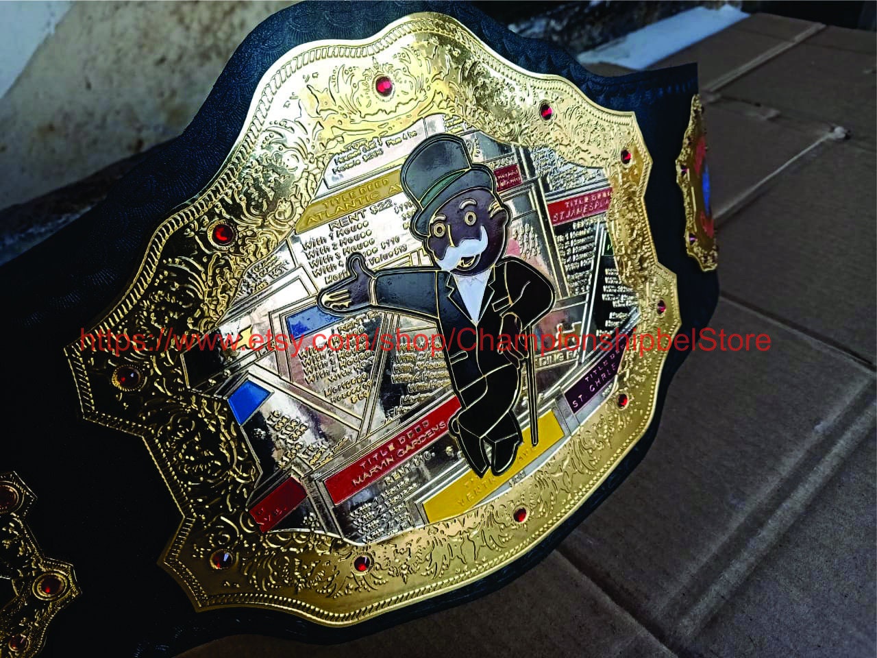 Monopoly Championship Belt Monopoly Title Belt Etsy UK
