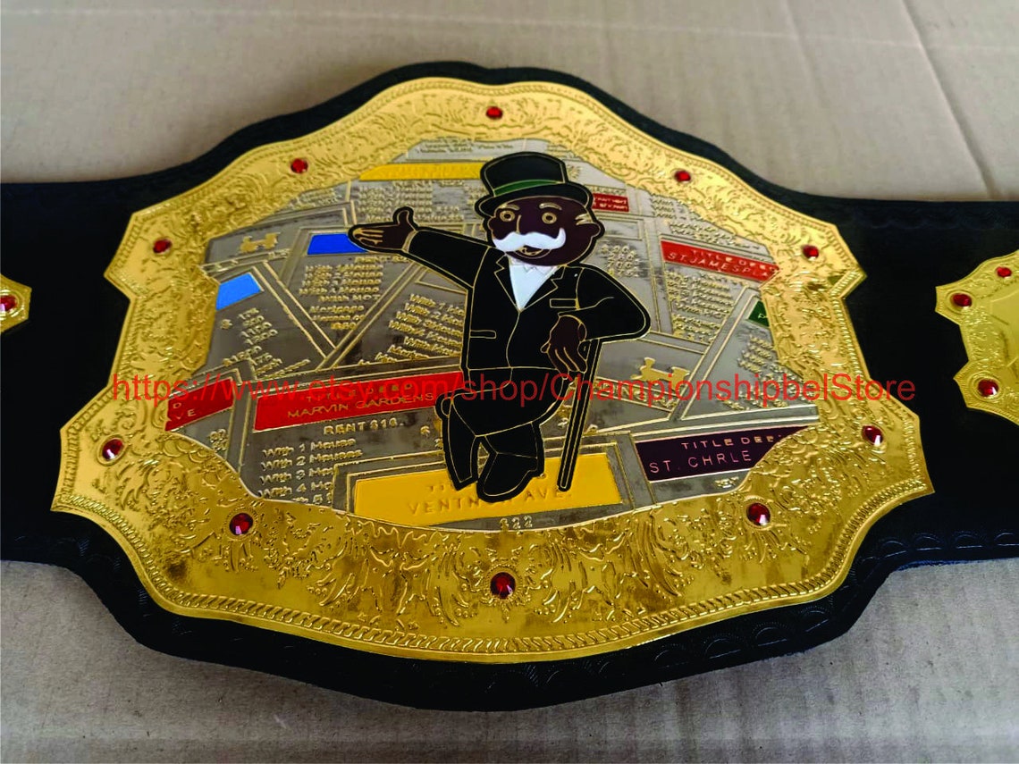 Monopoly Championship Belt Monopoly Title Belt Etsy UK