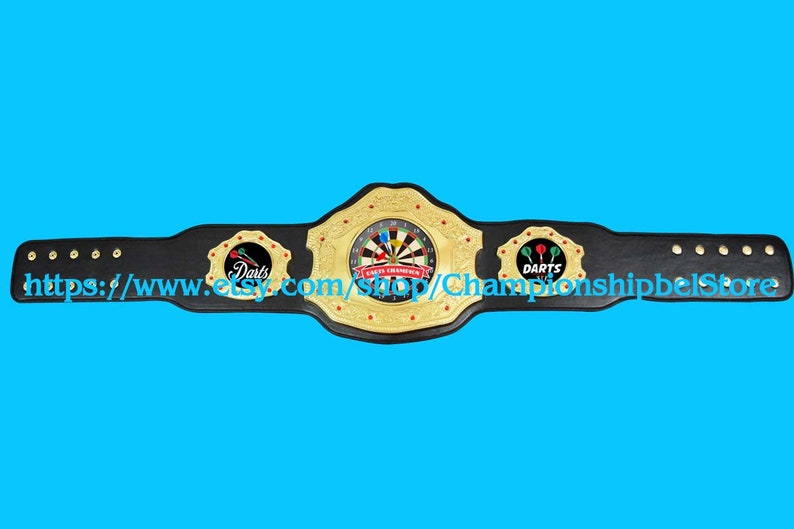 Darts Championship Belt Title Belt Darts Wrestling Belt Etsy