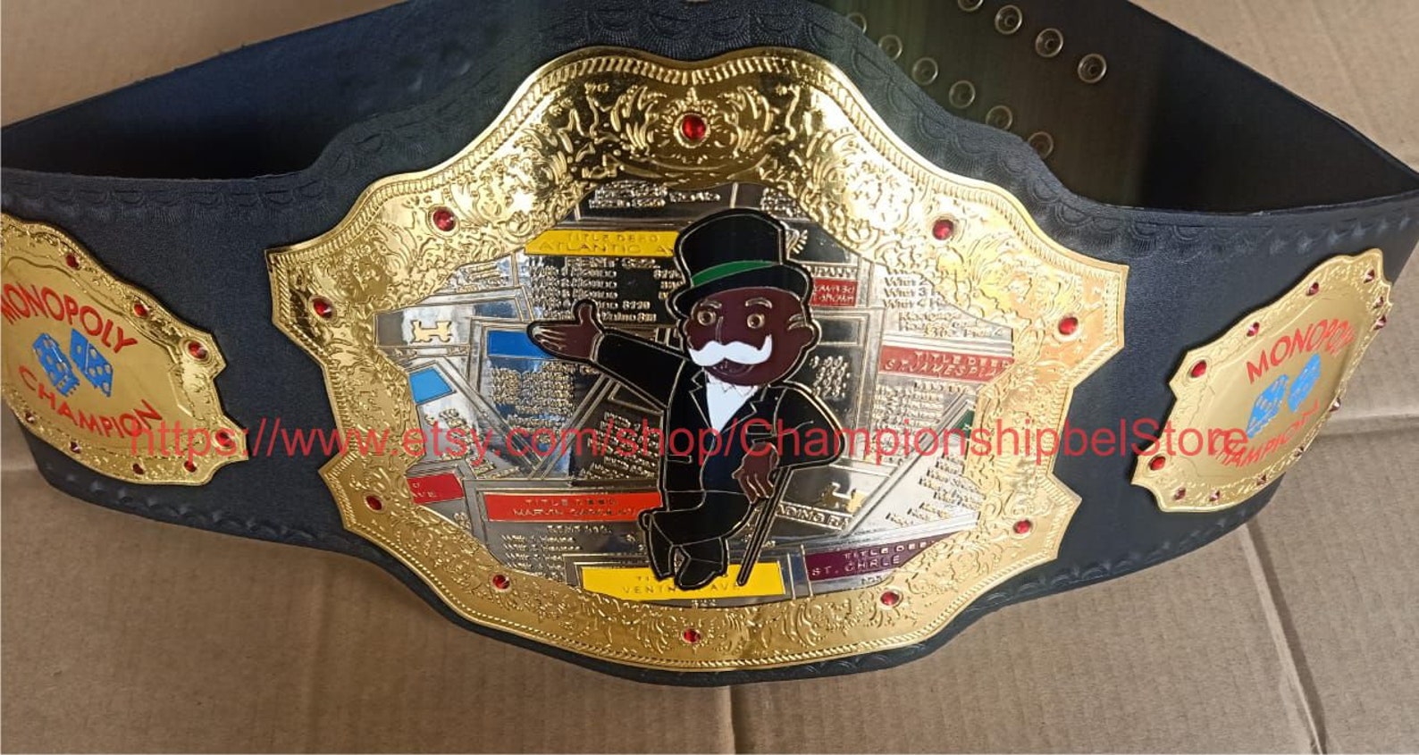 Monopoly Championship Belt Monopoly Title Belt Etsy UK