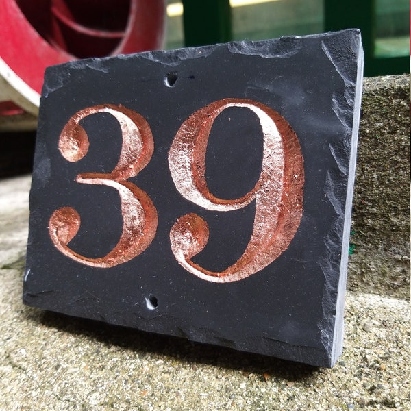 Slate House numbers (double digit)