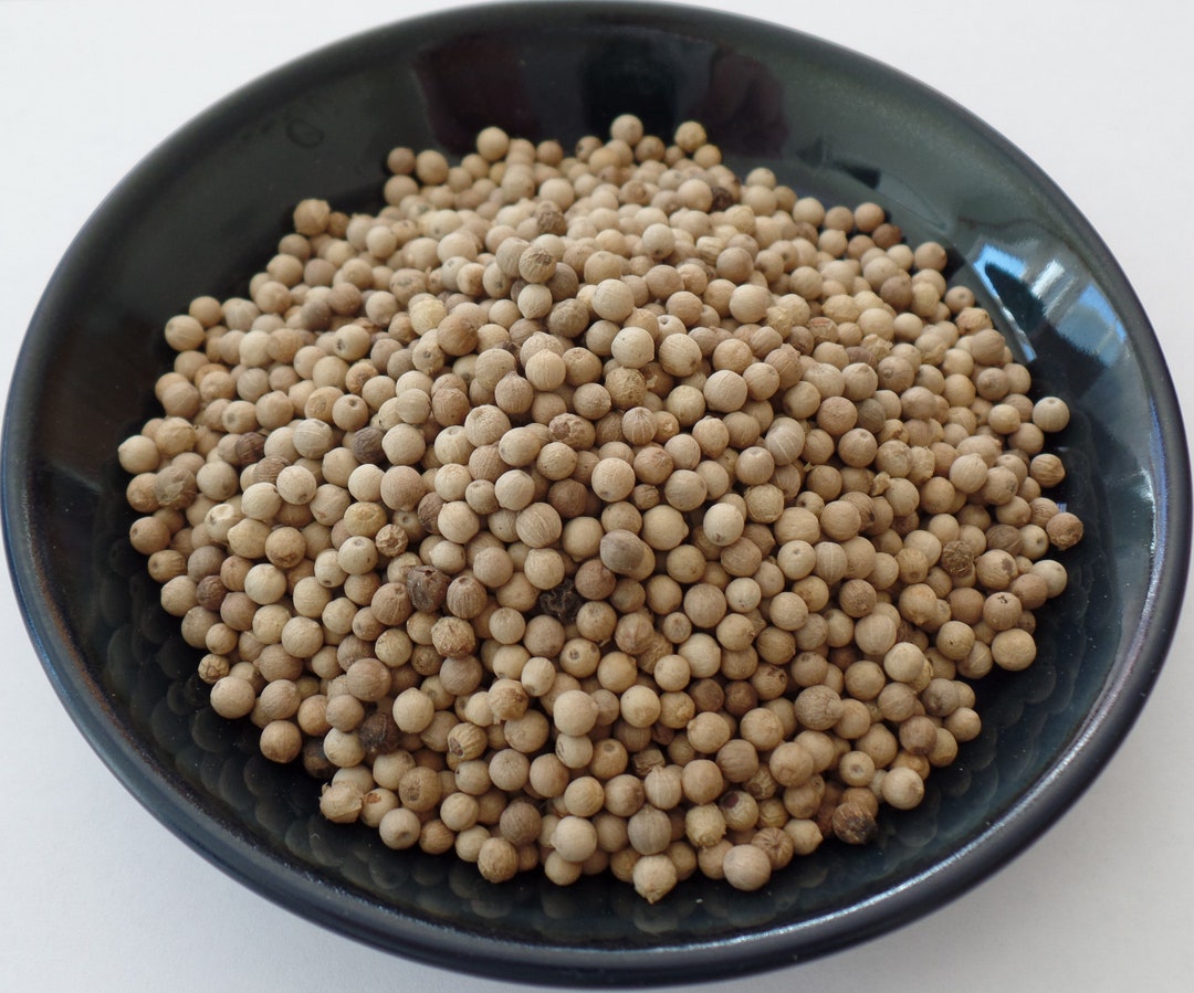 Peppercorns White Whole Indonesia 2 Oz 32 Oz Resealable Bag Etsy Canada