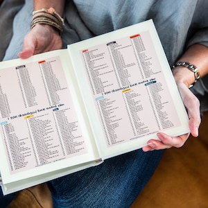 Chronological One Year Bible Reading Plan Vinyl Checklist Sticker for Bible