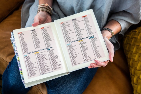 Chronological One Year Bible Reading Plan Vinyl Checklist STICKER for Bible