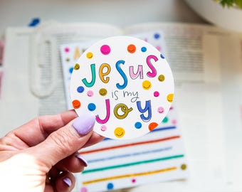 Jesus is My Joy Vinyl Sticker