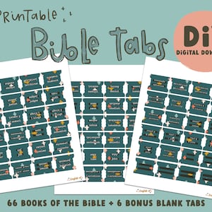 Emerald Crosses PRINTABLE Bible Tabs - DIY Digital Download File | Bible Journaling Tabs | Journaling Supplies | PNG File