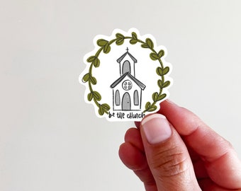 Be the Church Old Church Christian Vinyl Sticker - Perfect for Laptops ...