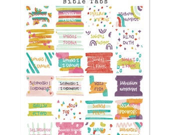 Rainbow Bible Tabs