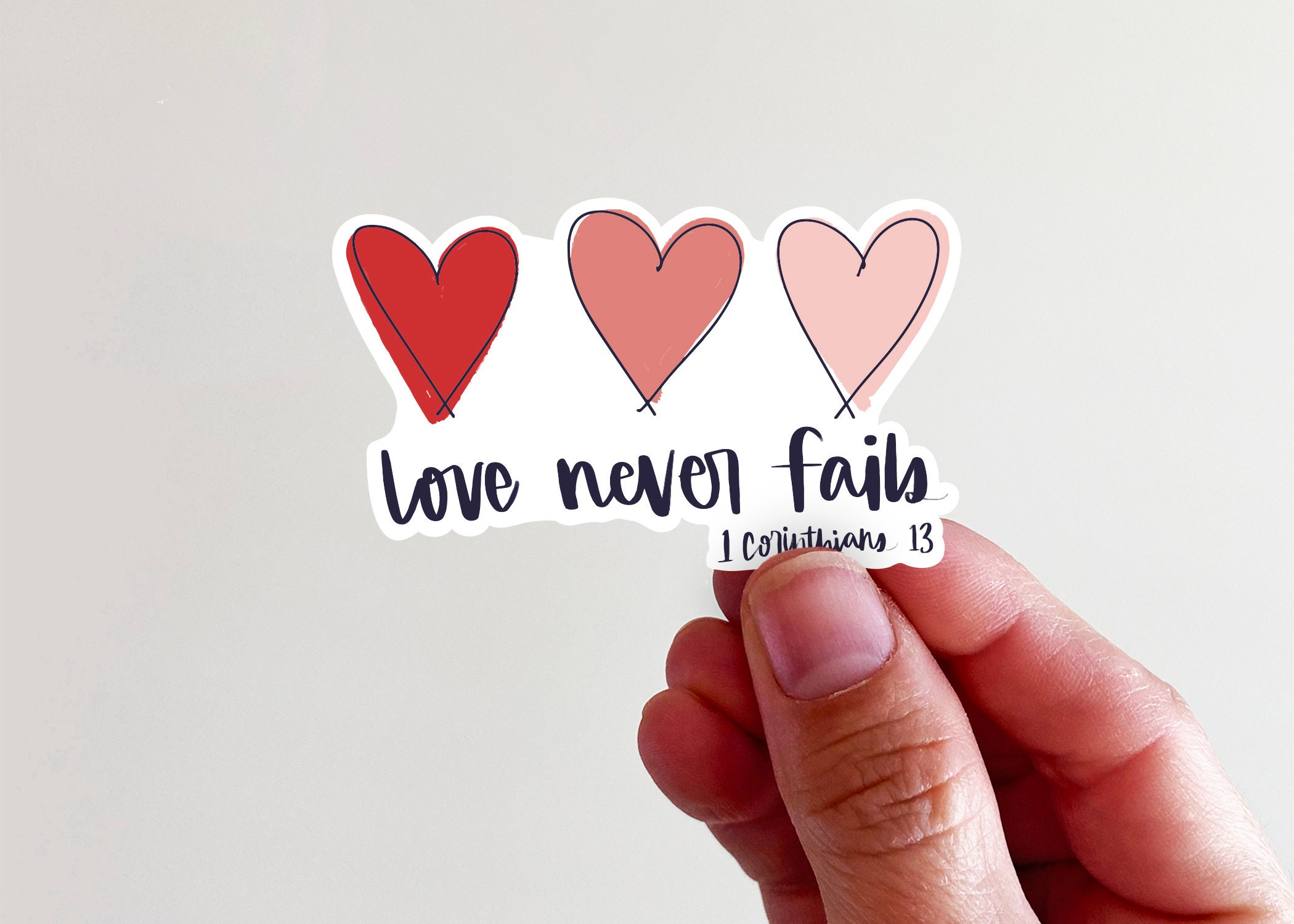 Your Love Never Fails Sticker