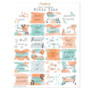 Hope + Harmony Bible Tabs
