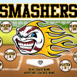 Baseball/Softball Team Banners