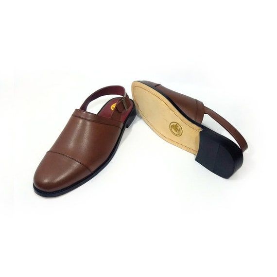 leather half shoes for mens