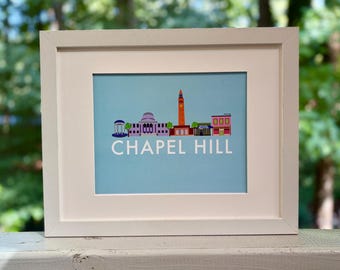 Chapel Hill 8x10 Design Print