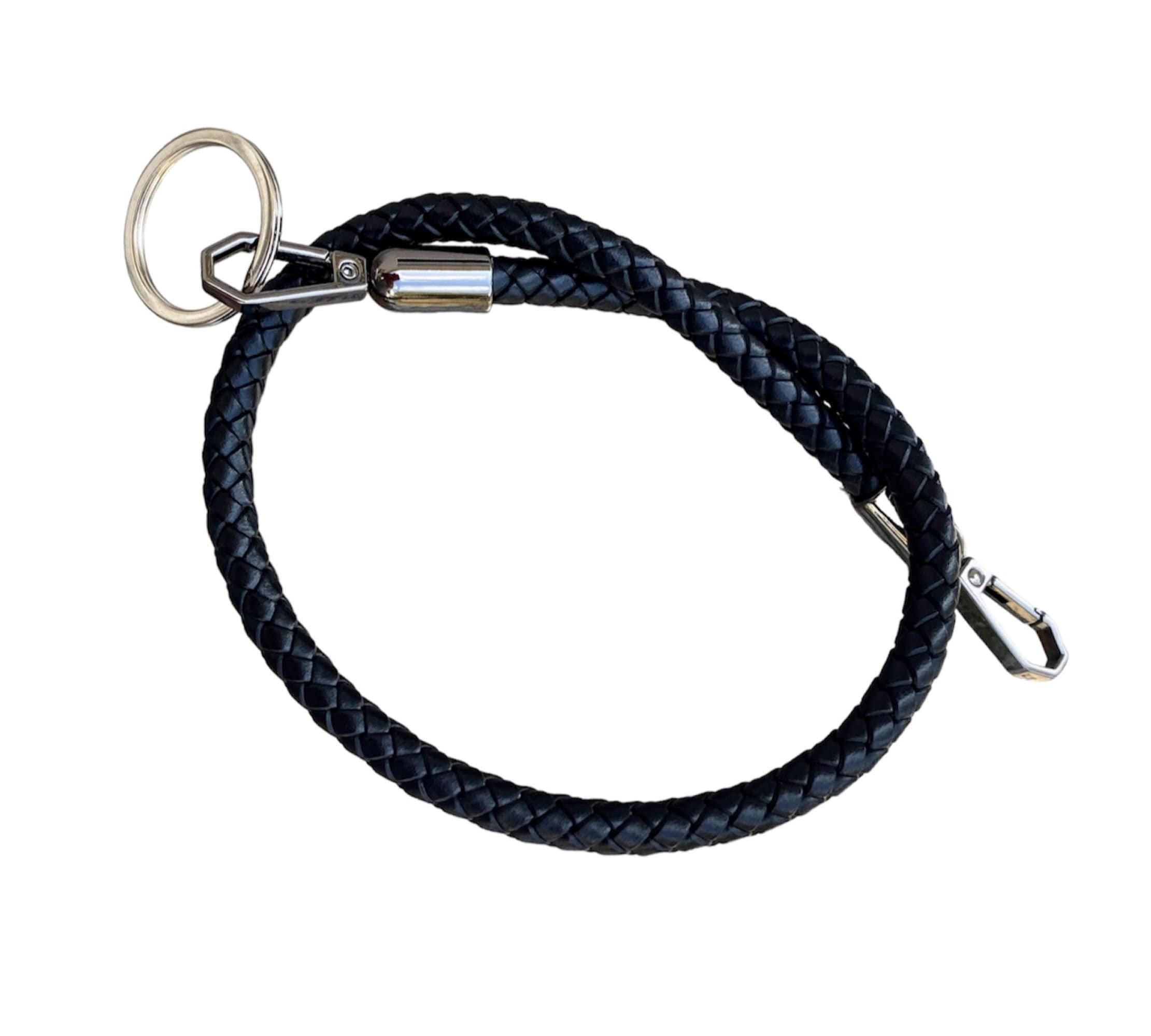 Genuine leather braided lanyard for Biker Wallet, Long Wallet, Trucker Wallet, Key holder, etc.