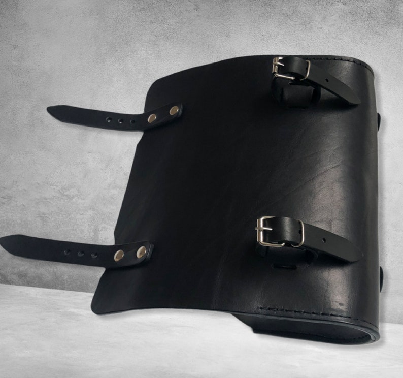 Leather Handlebar Bag Motorcycle Leather Tool Bag Leather Etsy