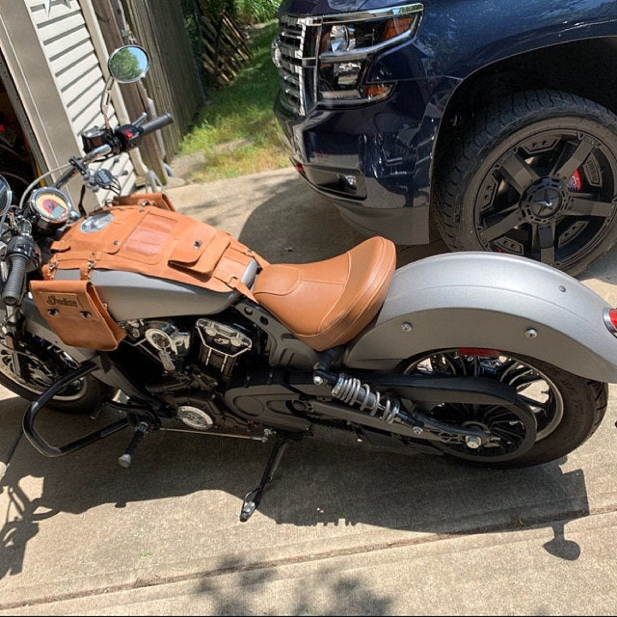 Indian motorcycle tank pouch cheap